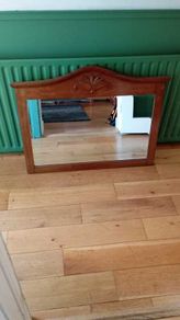Oak frame, vintage mirror