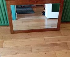 Oak frame, vintage mirror