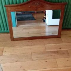 Oak frame, vintage mirror