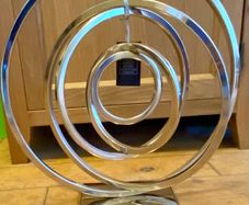 BNWT Silver Eternity Sculpture