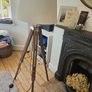Tripod wood and stainless steel Floor lamp Image 6