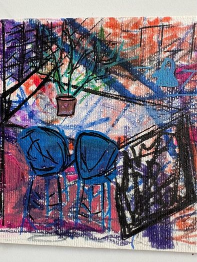 Original Art original Art Kitchen contemporary Irish Art abstract painting