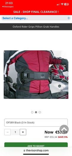 Oxford rider grips