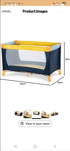 Hauck Travel cot