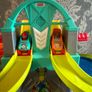 Fisher-Price Little People Take Turns Skyway Race Track with 2 Wheelies Cars Image 5