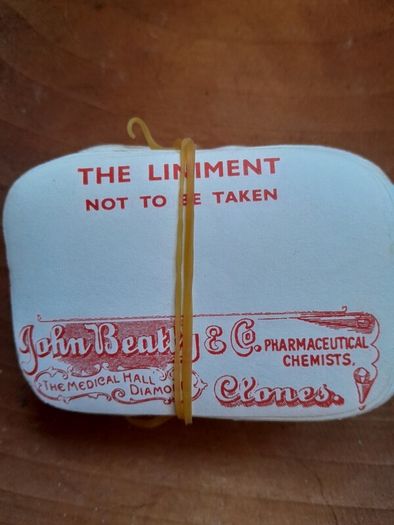 old chemist label