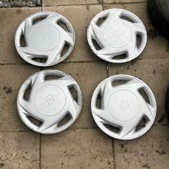 Toyota Starlet CD 13" Steelies and Hubcaps