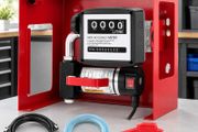 40L Diesel Fuel Transfer Pump, 300W Self-Priming Oil Pump with Automatic Meter Counter, Heating Oil &amp; Diesel Suction Pump