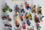 Lego minifigure bundle inc bikes skateboards