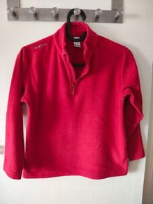 Red kids fleece