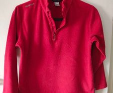Red kids fleece