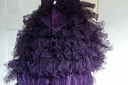 plum beautiful tail dress