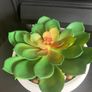 New Artificial Succulent Plant in white pot Image 2