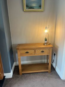 Pine Wood Hall Table