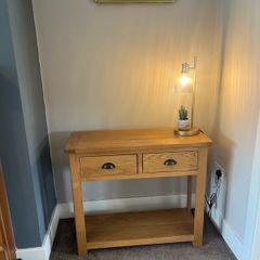 Pine Wood Hall Table
