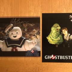 Ghostbusters Signed (Stay Puff Marshmallow man & Slimer)