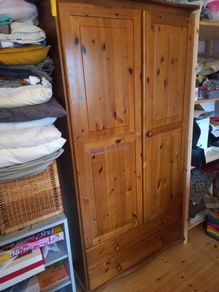 pine wardrobe