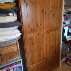 pine wardrobe