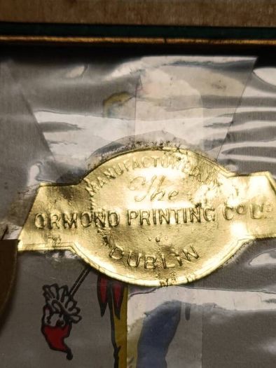 The old cards were produced in Ireland by Ormond Printing Co