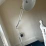 Floor lamp white, metal, 180cm, (rotatable/foldable) Image 3