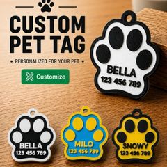 Custom 3d printed Pet Name tag