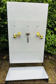Extra Large Heavy Duty Pegboard Tools Tidy For Workshop with 50 free hooks
