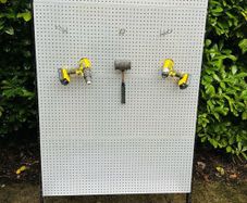 Extra Large Heavy Duty Pegboard Tools Tidy For Workshop with 50 free hooks