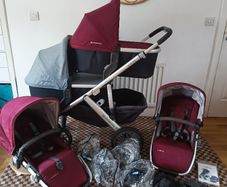 Uppababy twin / double travel system