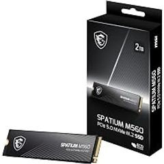 Ssd 1tb Gen 5 Msi Spatium M560