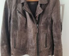 All saints leather jacket UK 10