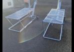 Sheep grooming stand