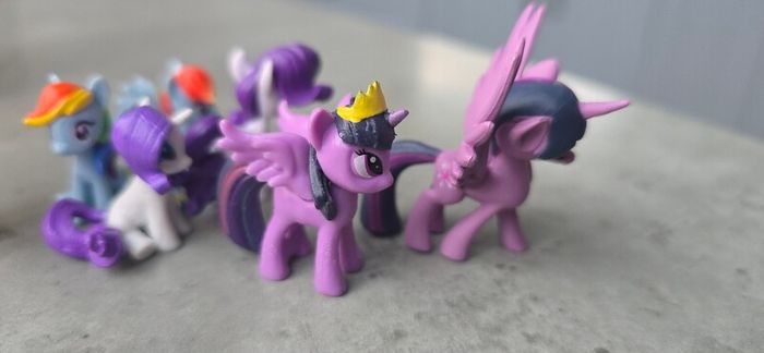 7 x HTF Tiny Mini Figures 1.5inch MLP G4 My Little Pony