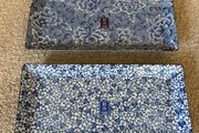 A Set of 2 Sousaku Japan ceramic rectangular sushi plates/ trays