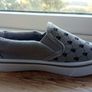 BNWT Size 8 Grey Boys Slip On Shoes Image 4