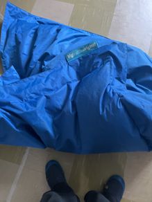 Big Bertha original Bean bags (two one green one blue )