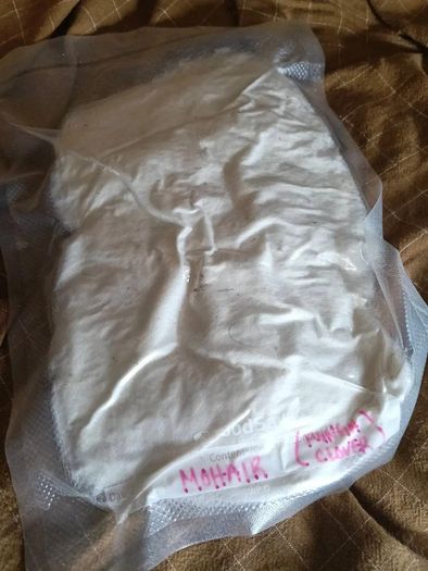 Washed/Carded Mohair Spinning Fibre