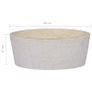 Sink Cream dia 40x15 cm Marble Image 6