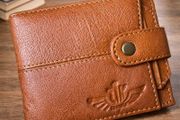 Genuine Leather Wallet Luxury Handmade RFID Secure Wallet Card Holder