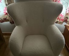 Armchair VILDSUND off-white teddy