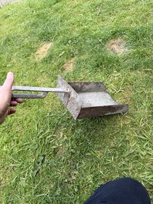 Old coal shovel