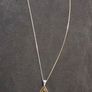 925 Sterling Silver Fruit Jasper Pendant Necklace Image 2