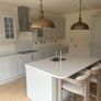 Nolan Painted Shaker Kitchen with Quartz Worktops and Large Island Image 2