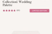 Sculpted By Aimee. Limited Edition Love Story the Wedding Palette