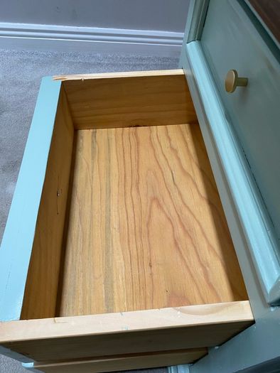 Solid Mexican pine bedside locker / table