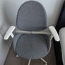 Ikea Hattefjall Office Chair Grey White Image 3