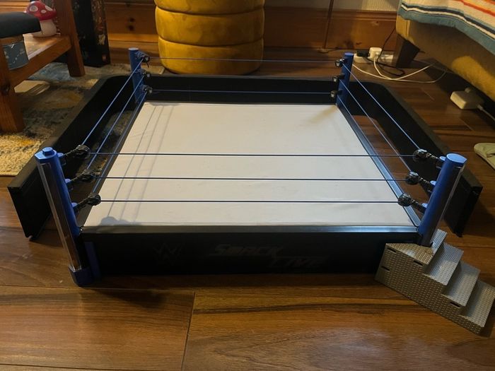 WWE Smackdown LED wrestling figure wrestling ring with accessories