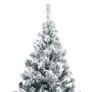 Artificial Christmas Tree with Flocked Snow Green 240 cm PVC Image 2