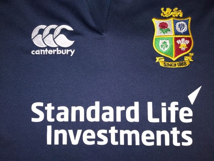 British and Irish Lions Rugby Jersey Shirt Canterbury (S) Britain Ireland Scotland Wales England Eire Irish Navy Blue Small
