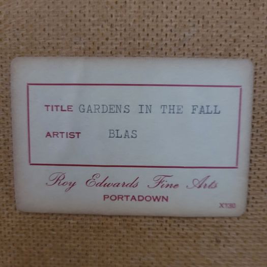 Mid-century framed gallery print