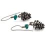 Vintage 925 Sterling Silver & Turquoise  Earrings Image 7
